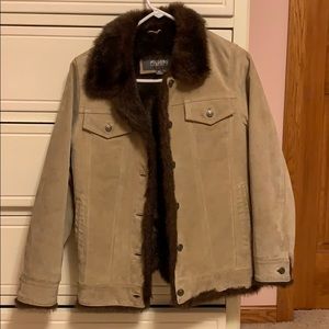 WILSONS LEATHER - Leather and fur jacket